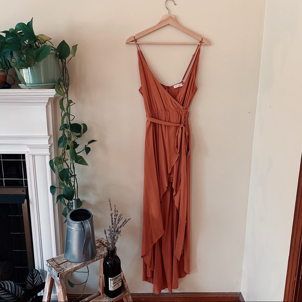 V-Neck Romper Dress